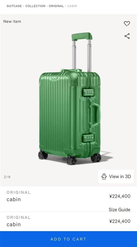 rimowa price increase.